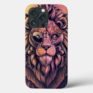 Steampunk Color Gradient Rustikale Lion Case-Mate iPhone Hülle