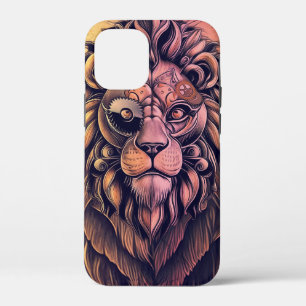 Steampunk Color Gradient Rustikale Lion Case-Mate iPhone Hülle