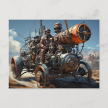 Steampunk Cross Country Car Rennen