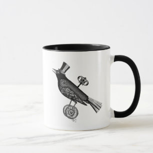 Steampunk Crow 2 Tasse