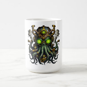 Steampunk-Cthulhu-Monster Kaffeetasse