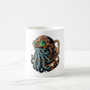Steampunk-Cthulhu-Monster Kaffeetasse
