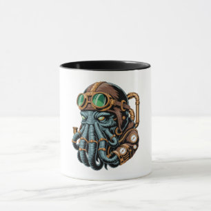 Steampunk-Cthulhu-Monster Tasse