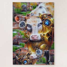 Steampunk Cyber Cow