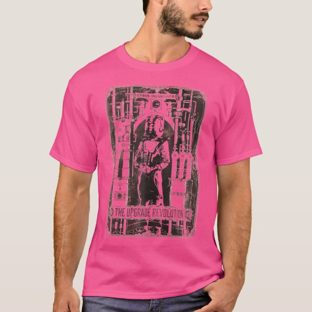 Steampunk Cybermen Retro-Futuristic Sci-Fi Fan T-Shirt (Vorderseite)
