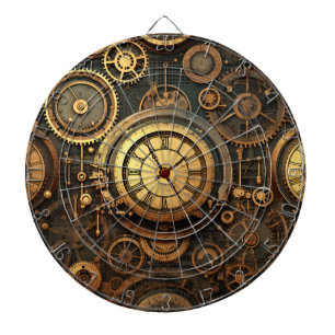 Steampunk Dartboard Dartscheibe
