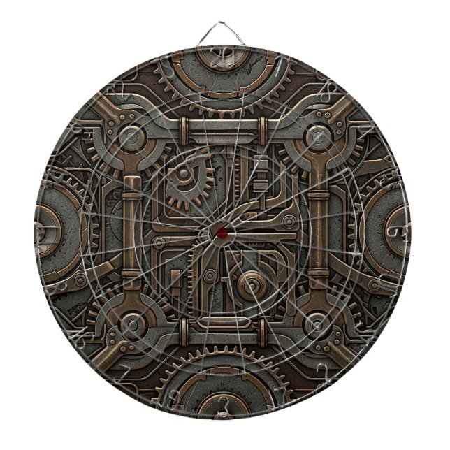 Steampunk Dartboard Dartscheibe (vorne)