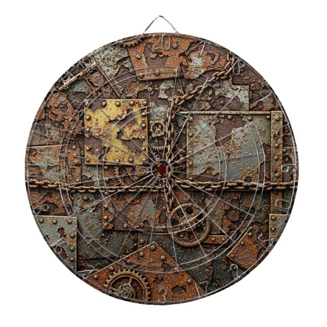 Steampunk-Dartscheibe Dartscheibe (vorne)