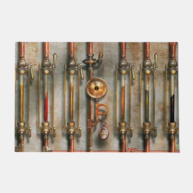 Steampunk - Das Schmierkrümmer Fußmatte (Vorderseite)