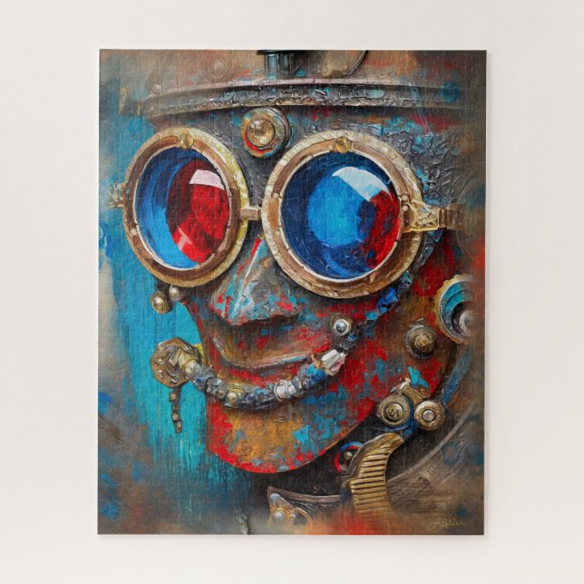 Steampunk Das Zin-Man-Portrait (Vertikal)