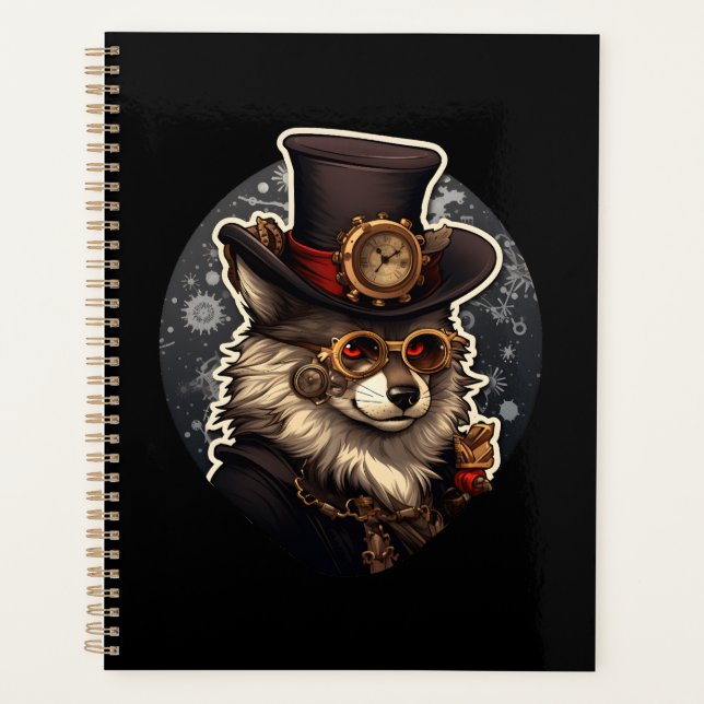 Steampunk de loup d'hiver (Devant)