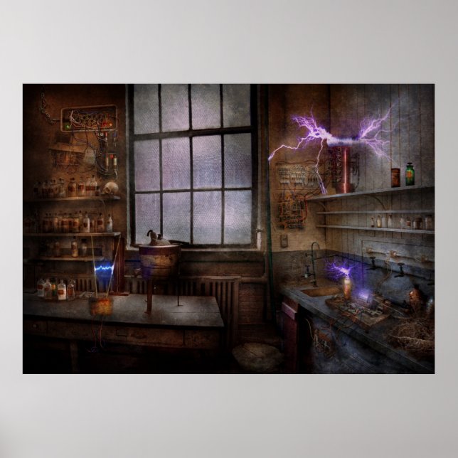 Steampunk - Der Mad Scientist Poster (Vorne)