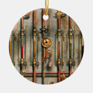 Steampunk - Der Schmierverteiler Keramik Ornament