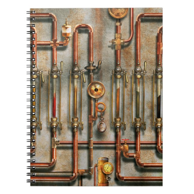 Steampunk - Der Schmierverteiler Notizblock (Vorderseite)