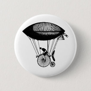 Steampunk derigicyclist button