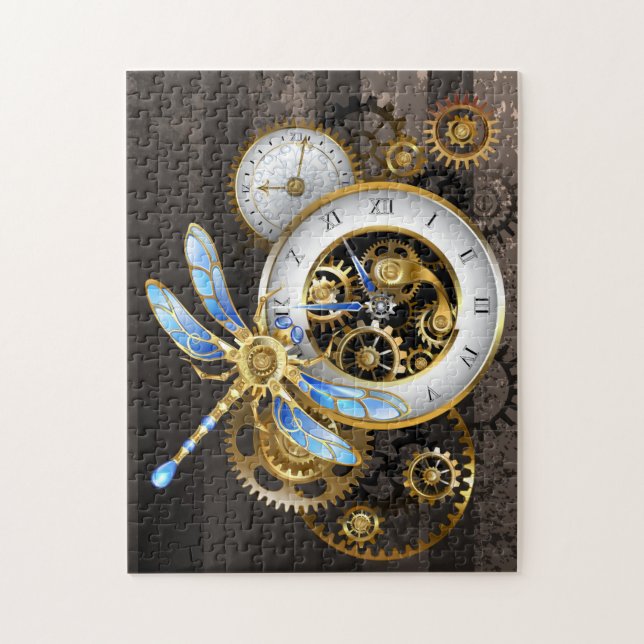 Steampunk-Dialoge mit Drachenfliege (Vertikal)