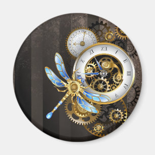 Steampunk-Dials mit Dragonfly Magnet