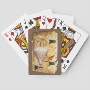 Steampunk Diary Spielkarten