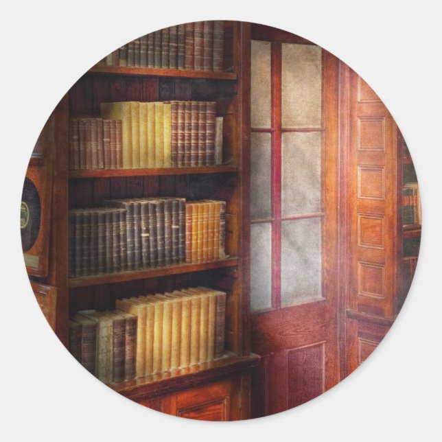 Steampunk - Die halb-private Studie Runder Aufkleber (Vorderseite)