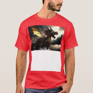 Steampunk Dragon reitet den Sturm T-Shirt