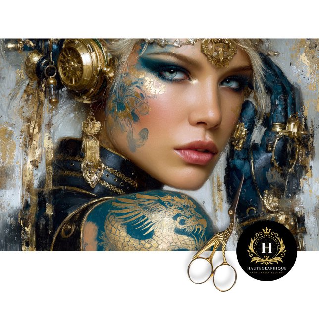 Steampunk Dragon Tattoo Fantasy Decoupage Kunst Seidenpapier (Von Creator hochgeladen)