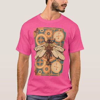 Steampunk Dragonfly Viktorianisch Art Mechanischer T-Shirt