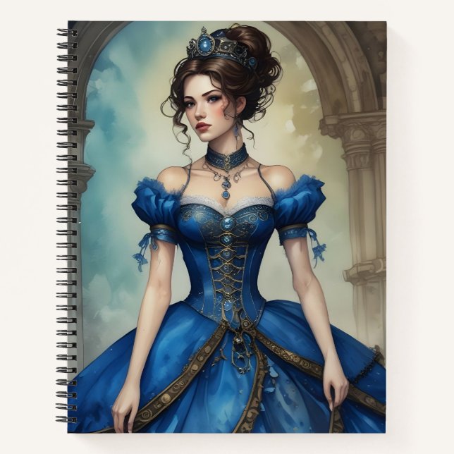 Steampunk en Azul Notizbuch (Vorderseite)