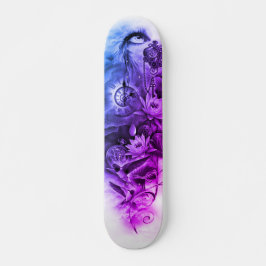 Steampunk Engels-Plattform Skateboard