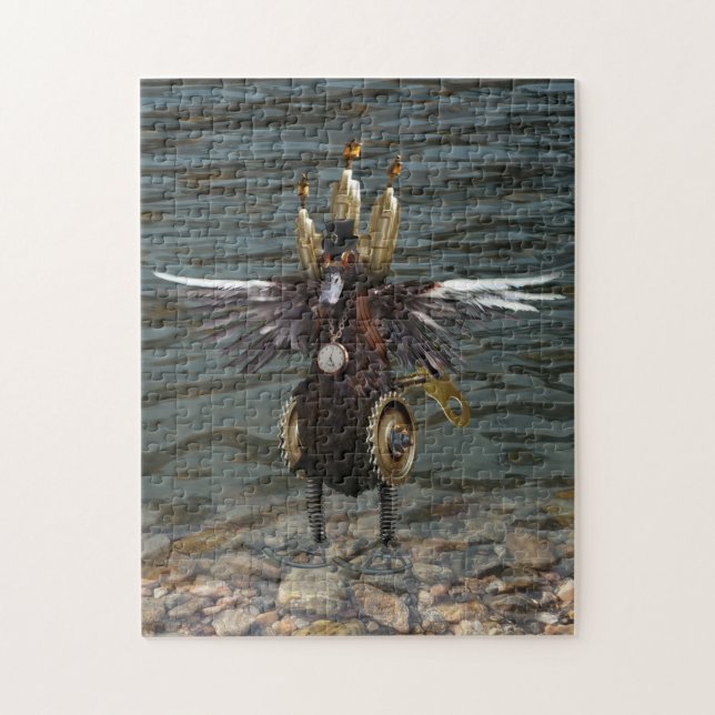 Steampunk Enten-Puzzle (Vertikal)