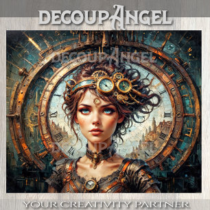 Steampunk Ephemal Essence #2 Decoupage Seidenpapier