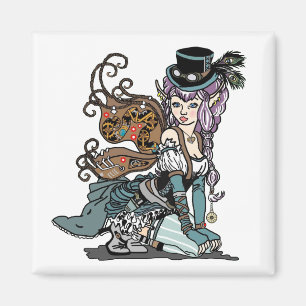 Steampunk Fairy Magnet