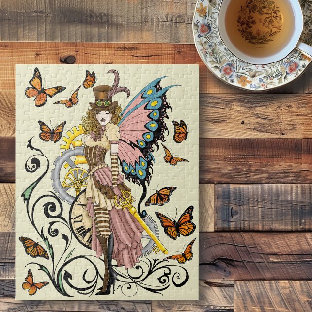 Steampunk Fairy Yellow Clock Gears (Von Creator hochgeladen)