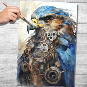 Steampunk Falcon 4 Decoupage Paper Seidenpapier