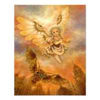 Steampunk Fantasy Art Foto Print