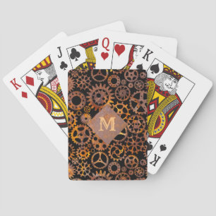 Steampunk - Farbige, rostfreie Gänge - Custom Mono Spielkarten