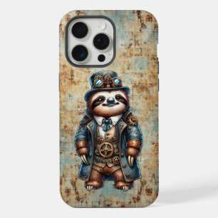 Steampunk-Faultier-iPhone / iPad-Hülle iPhone 15 Pro Max Hülle