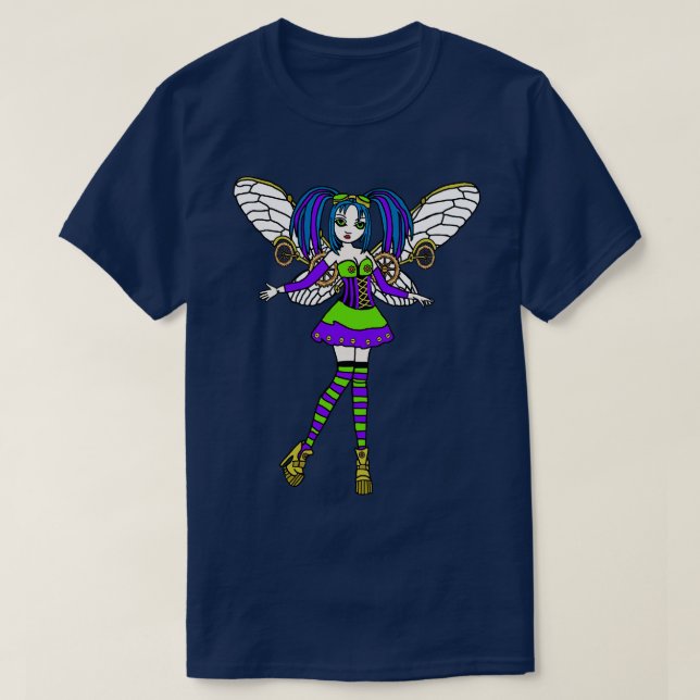 Steampunk-Fee T-Shirt (Design vorne)