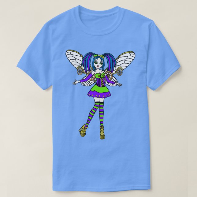 Steampunk-Fee T-Shirt (Design vorne)