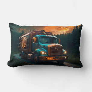 Steampunk Fire-Truck Lendenkissen