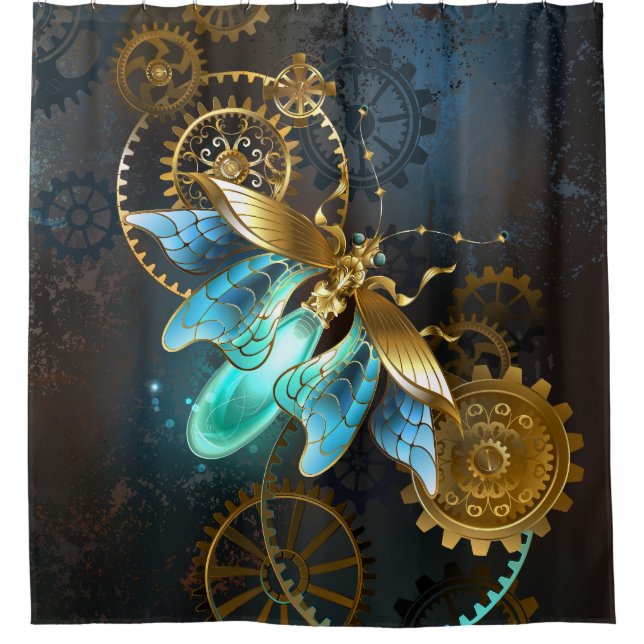 Steampunk Firefly Duschvorhang (Vorderseite)