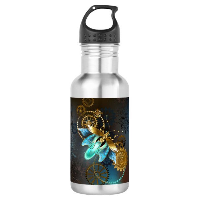 Steampunk Firefly Edelstahlflasche (Vorderseite)