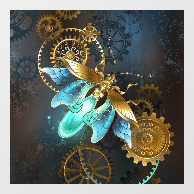 Steampunk Firefly Fensteraufkleber (Blatt)