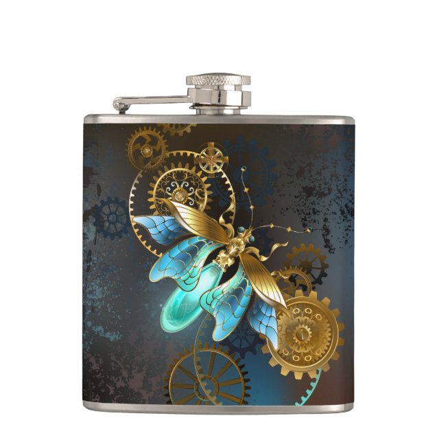 Steampunk Firefly Flachmann (Vorderseite)