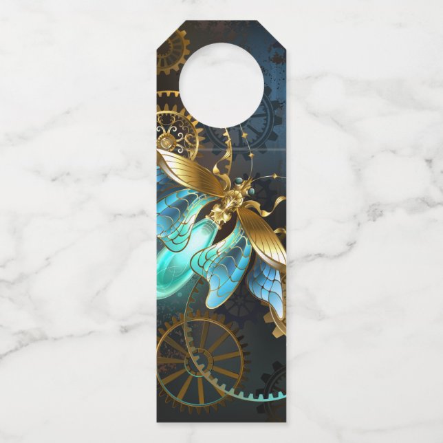 Steampunk Firefly Flaschenanhänger (Vorderseite)