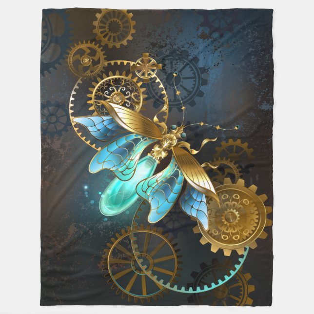 Steampunk Firefly Fleecedecke (Vorderseite)