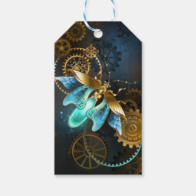 Steampunk Firefly Geschenkanhänger (Vorderseite)