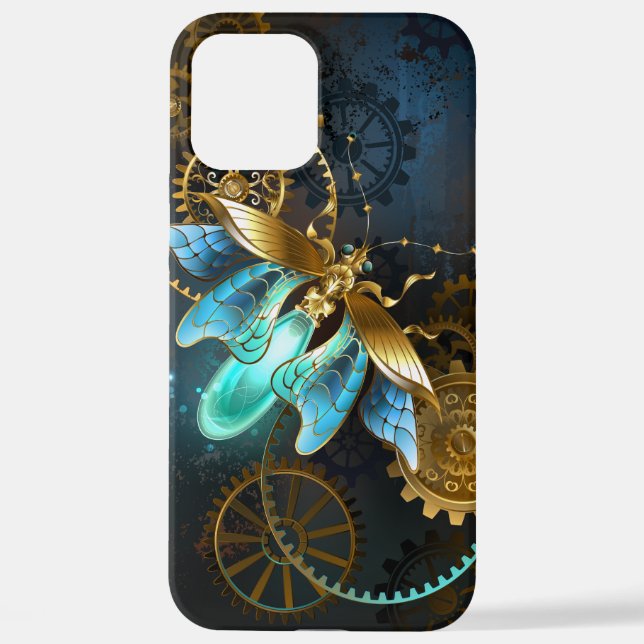 Steampunk Firefly iPhone 12 Pro Max Hülle (Rückseite)