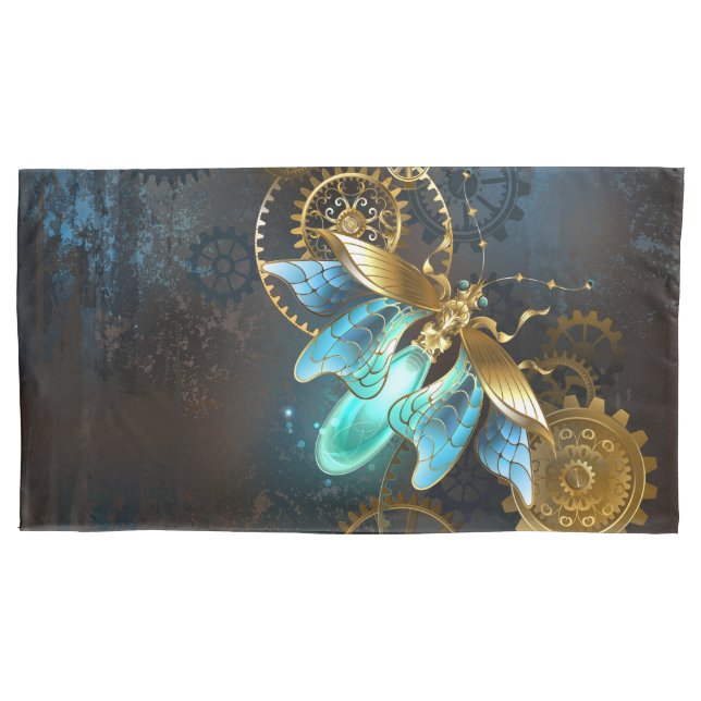 Steampunk Firefly Kissenbezug (Vorderseite-Links)