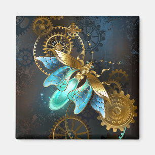 Steampunk Firefly Magnet
