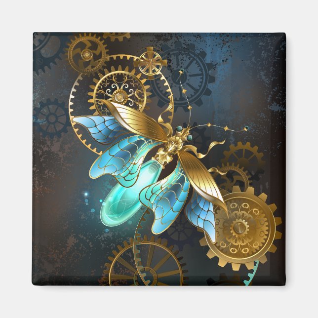 Steampunk Firefly Magnet (Vorne)